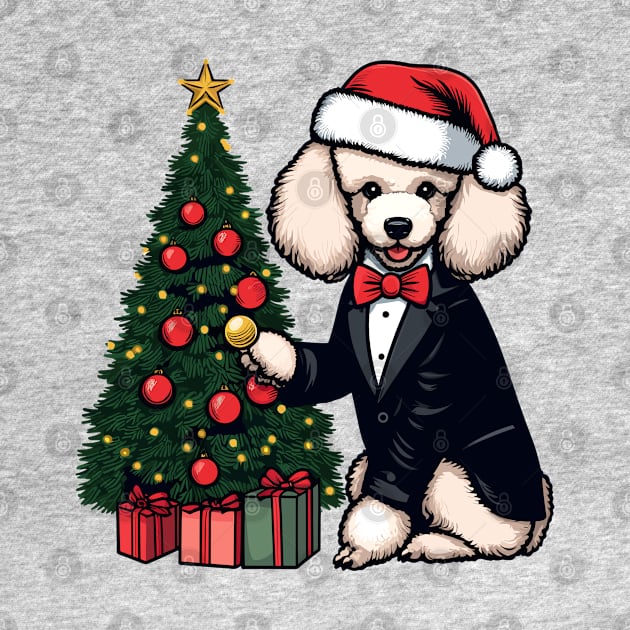 Poodle Dog Christmas by Graceful Designs